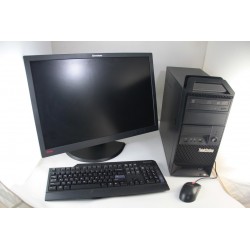 Lenovo ThinkStation E30 with 10GB RAM and Lenovo Monitor ThinkVision LT2452p 24inch