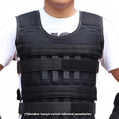 Adjustable Weight Vest 1 Set Total 50 Kg F352