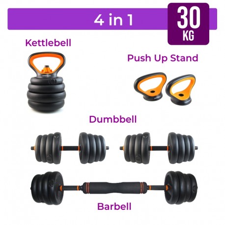 Feierdun 30Kg Multi Function Dumbbell 4 in 1 F211A