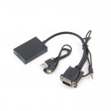 Converter VGA to HDMI with Audio