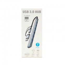 USB Hub 7 Port 3.0 2in1